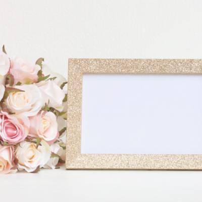 Select the Roses and a Gold Frame