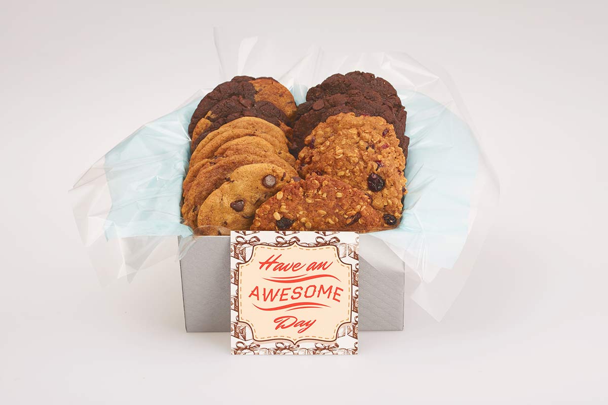 Have an AWESOME day cookies gift box