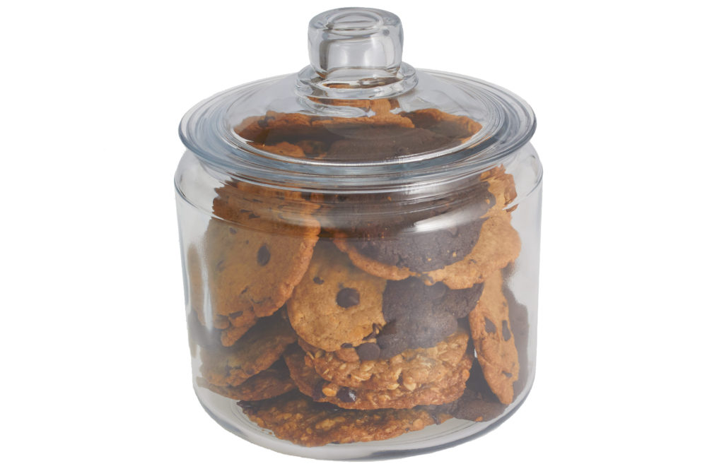 Vegan Cookies in a Glass Jar