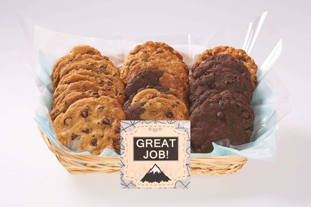 Great Job Gift Basket of Cookies