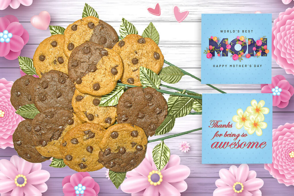 World's Best Mom Cookie Bouquets