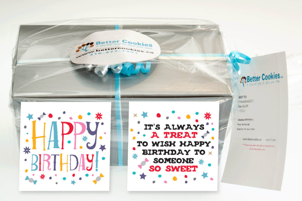 Happy Birthday Small Cookie Gift box