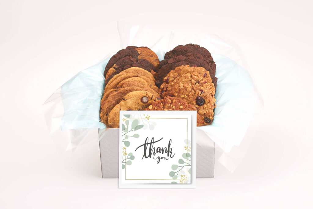 Thank you cookies gift box