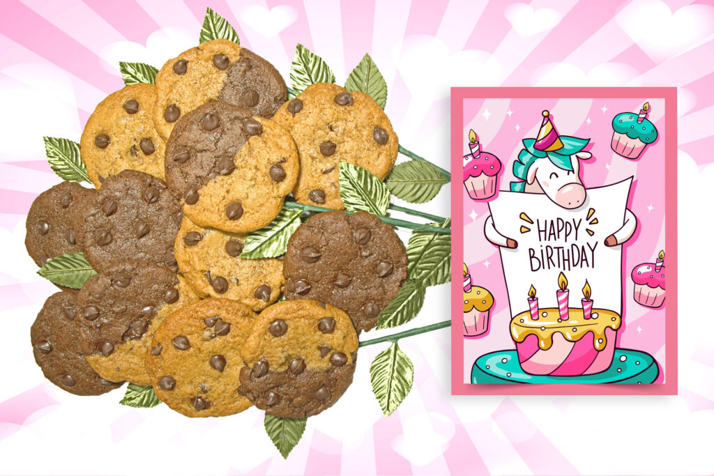 Pony Happy Birthday Cookie Bouquet