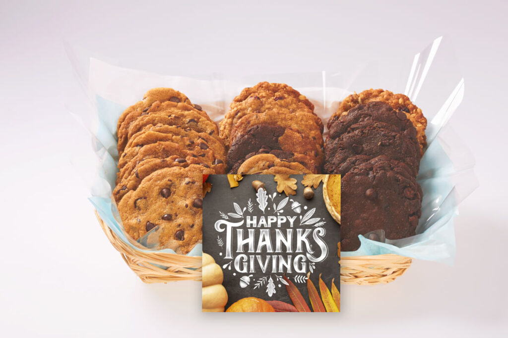 Happy Thanksgiving Gift Basket Cookies Baskets